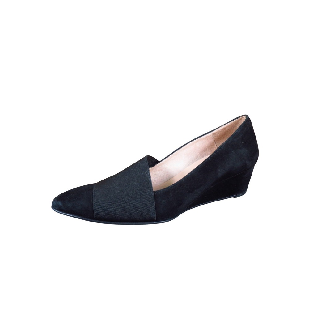 FS/NY French Sole New York Women Wedge Pump Size 7.5 Office Professional Black